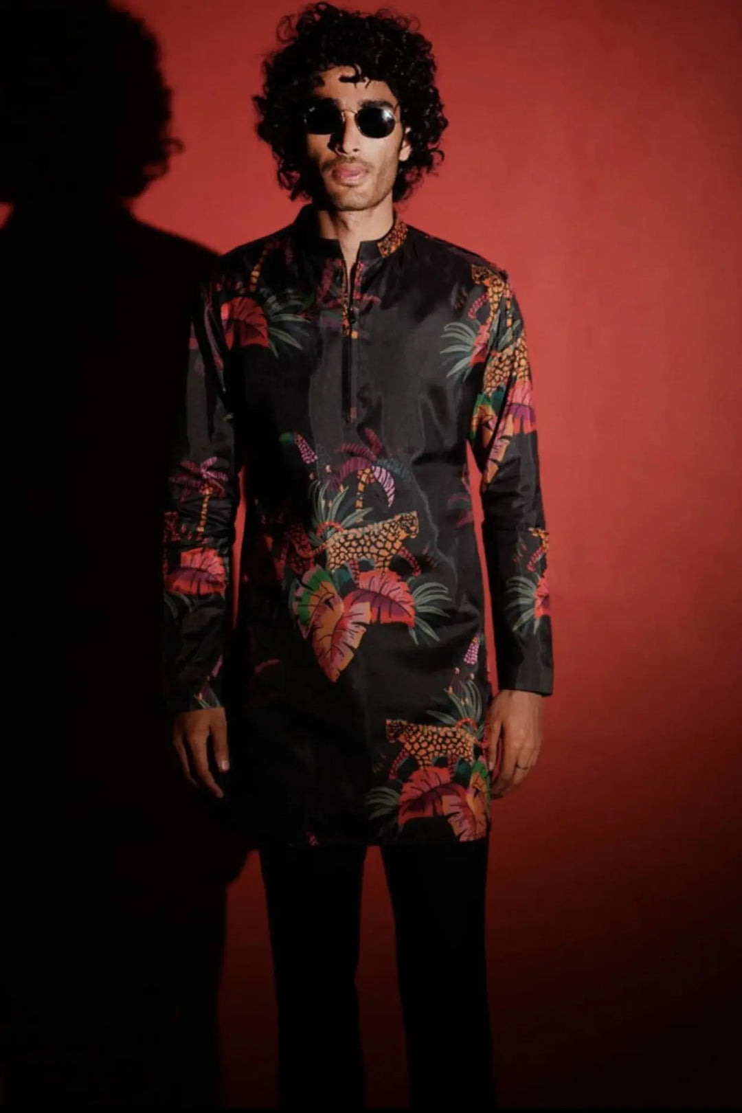 TROPICAL PRINTED KURTA